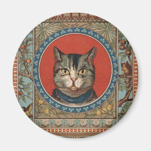 Antieke kattenleven voor Kitty Cat Klassieke Victo Magneet
