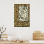 Antieke Kelmscott Press William Morris Rand Poster (Keuken)