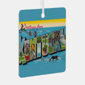 Antieke Kentucky  Metalen Ornament (Voorkant Rechts)