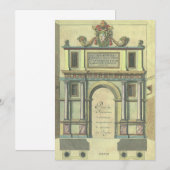 Antieke Kerkdeur Toegang Renaissance Architectuur (Voorkant / Achterkant)