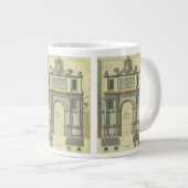 Antieke Kerkdeur Toegang Renaissance Architectuur Grote Koffiekop (Voorkant rechts)