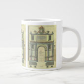 Antieke Kerkdeur Toegang Renaissance Architectuur Grote Koffiekop (Rechts)