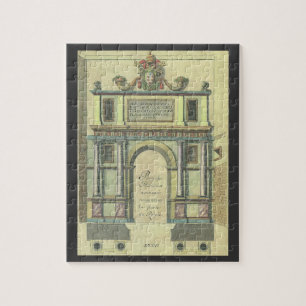 Antieke Kerkdeur Toegang Renaissance Architectuur Legpuzzel