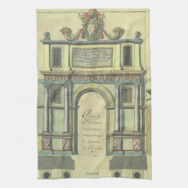 Antieke Kerkdeur Toegang Renaissance Architectuur Theedoek