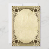 Antieke Kerkelijke Bevestiging Oud Perkament Relig Kaart (Achterkant)