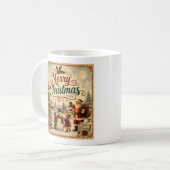 antieke kinder kerst mok  (Voorkant links)