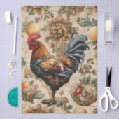 Antieke Kip Bloemen Tissuepapier (Craft)