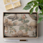 Antieke Kip Bloemen Tissuepapier (Geschenk)