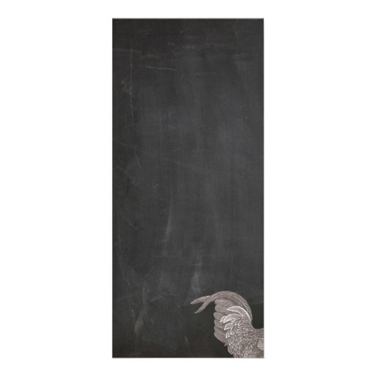 Antieke kippenboerderij  reclamekaart (Achterkant)