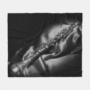 Antieke klarinet stilleven, Z&W Fleece Deken
