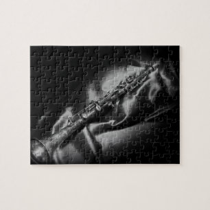 Antieke klarinet stilleven, Z&W Legpuzzel