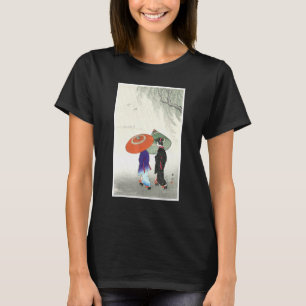 Antieke Klassieke Japanse Geisha Cultuur Kunst T-shirt