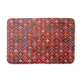 Antieke Kleurrijke Oriëntaalse Dhurrie Vloerkleed Badmat (Voorkant)