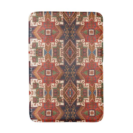 Antieke Kleurrijke Oriëntaalse Perzische Tapijt Ba Badmat (Voorkant Verticaal)