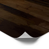 Antieke klok en rozen poster (Hoek)