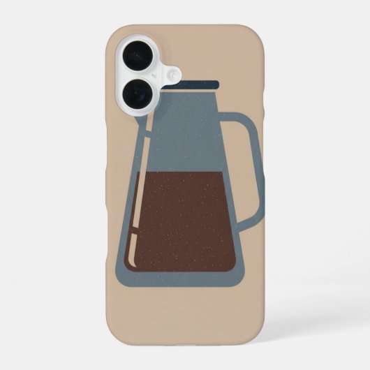 Antieke koelbrouwkan iPhone 16 hoesje (Achterkant)