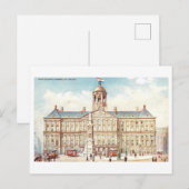 Antieke Koninklijk Paleis, Amsterdam Briefkaart (Voorkant / Achterkant)