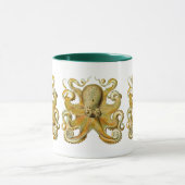 Antieke Kraken, Octopus Gamochonia, Ernst Haeckel Mok (Midden)