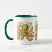 Antieke Kraken, Octopus Gamochonia, Ernst Haeckel Mok (Links)