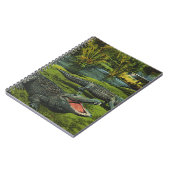 Antieke Krokodillen, Zeedieren Reptielen Dieren Notitieboek (Linkerzijde)