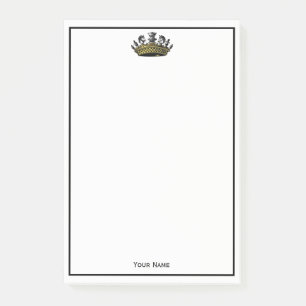 Antieke Kroon Met Schaakstukken Kleur Post-it® Notes