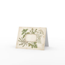 Antieke Kruiden Frame met Blanco Label