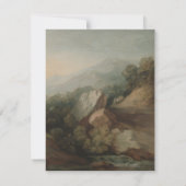 Antieke kunst afstuderen kaart (Achterkant)