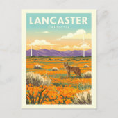 Antieke Lancaster Californië Briefkaart (Voorkant)