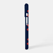Antieke Lancaster tussen rode klaprozen iPhone 16 Hoesje (Linkerkant)