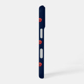 Antieke Lancaster tussen rode klaprozen iPhone 16 Hoesje (Rechterkant)