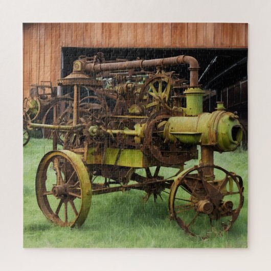 Antieke Landbouwmachines  Legpuzzel (Verticaal)