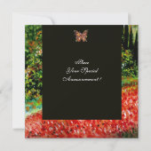 ANTIEKE LANDERIGE DORP IN TUSCANJE, rood blauw zwa Kaart (Achterkant)