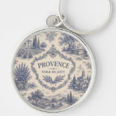 antieke lavendel patroon sleutelhanger (Voorkant)