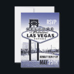 Antieke lavendelblauwe Las Vegas-huwelijks-RSVP RSVP Kaartje<br><div class="desc">Geïnspireerd door een verzoek van een klant. Modern met een vintage uitstraling. Een passend product bij onze formele trouwkaart hieronder. Alle standaardtekst kan volledig worden aangepast met uw eigen teksten om aan uw wensen te voldoen, en u kunt ook de lettertypen, -groottes, -plaatsing en -kleuren van de tekst wijzigen. Om...</div>