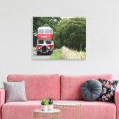 Antieke Leyland Bus Canvas Afdruk (Insitu (Woonkamer))