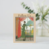 Antieke Lezing, tekst wijzigen op ansichtkaart Briefkaart (Staand voorkant)