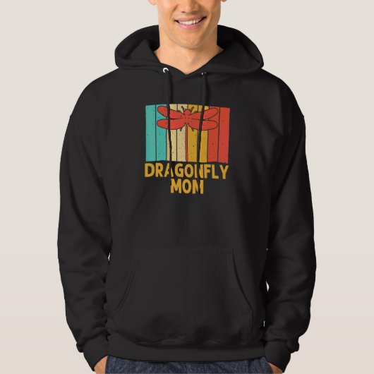 Antieke Libel Voor Moeder Oma Libel Insect Hoodie (Voorkant)