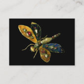 ANTIEKE LIBELLE Sieraad ,Zwart Visitekaartje (Achterkant)