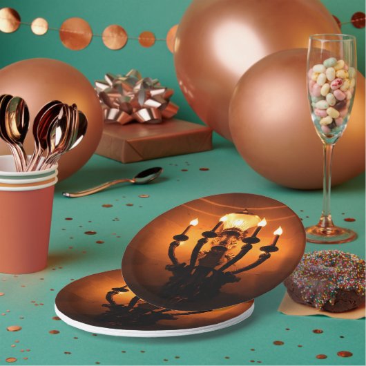 Antieke lichte papieren bord (Multi)