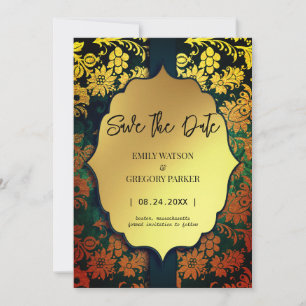 Antieke lijst oude goud save the date