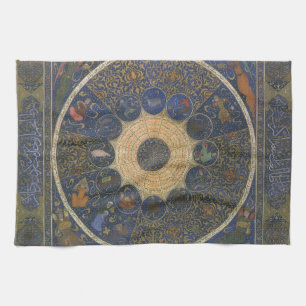 Antieke Linialen Horoscoop, Antieke Islamitische D Theedoek