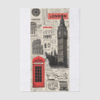 Antieke Londen Tissuepapier