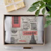 Antieke Londen Tissuepapier (Geschenk)