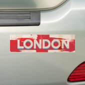 Antieke Londense Unieposter Bumpersticker (Op auto)