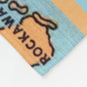 Antieke Long Island, NY Kaart Fleece Deken (Hoek)
