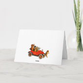 Antieke Louis Wain Katten in Auto Bedankt (Achterkant)