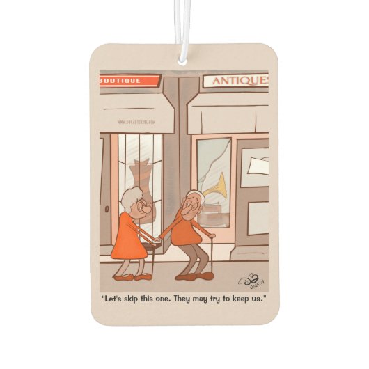 Antieke luchtverfrisser (Achterkant)