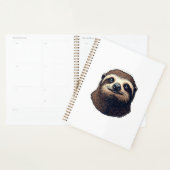 Antieke Luiaard Illustratie Vintage T-shirt (2) Planner (Display)