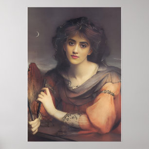  Antieke Luna door Charles Edward Halle     Poster
