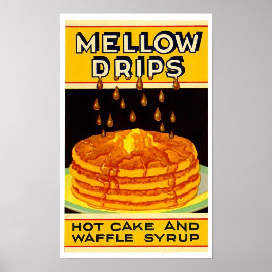 Antieke Lyons-Magnus Mellow Drips Merk Stroop Poster (Voorkant)